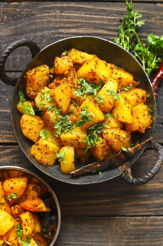 Fiery aloo sabzi